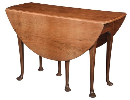 RARE SOUTHERN QUEEN ANNE WALNUT AND