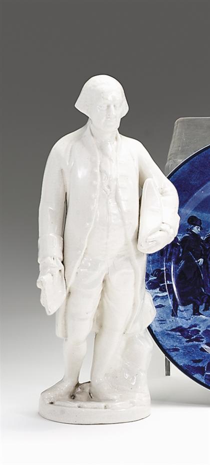 Rare Staffordshire figure of George