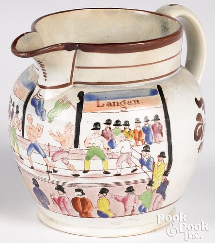 RARE STAFFORDSHIRE PUGILIST