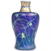 RARE STEUBEN IRIDIZED SAPPHIRE