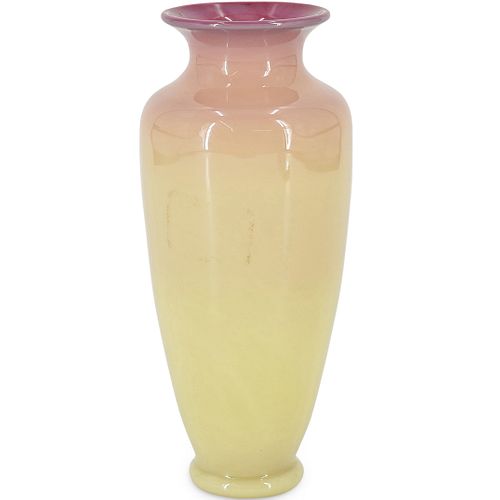 RARE STEUBEN PEACH BLOW