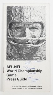 RARE SUPER BOWL I PRESS GUIDE,