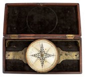 RARE SURVEYORS' PLAIN BRASS CO