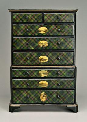 Rare tartanware miniature high