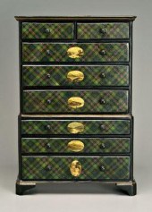 Rare tartanware miniature high