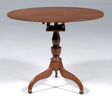 Rare Tennessee inlaid tea table,