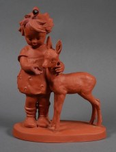 RARE TERRA COTTA HUMMEL FRIEND