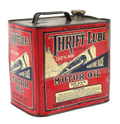 RARE THRIFT LUBE MOTOR OILS SQ