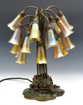RARE TIFFANY STUDIOS 18 LIGHT