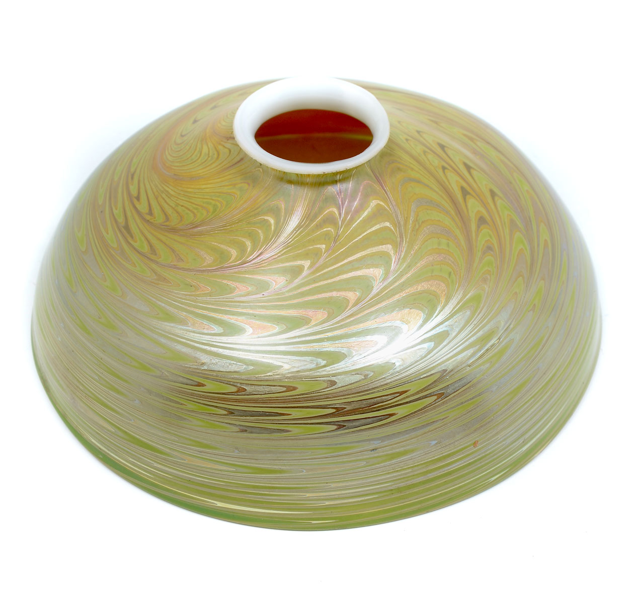 RARE TIFFANY STYLE ART GLASS LAMP
