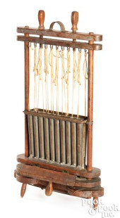 RARE TIN AND WOOD PATENT MODEL