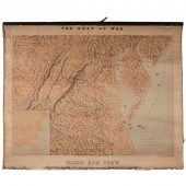 Rare Topographic Civil War Map