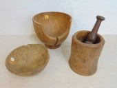 RARE TREENWARE SHAVING BOWL, W