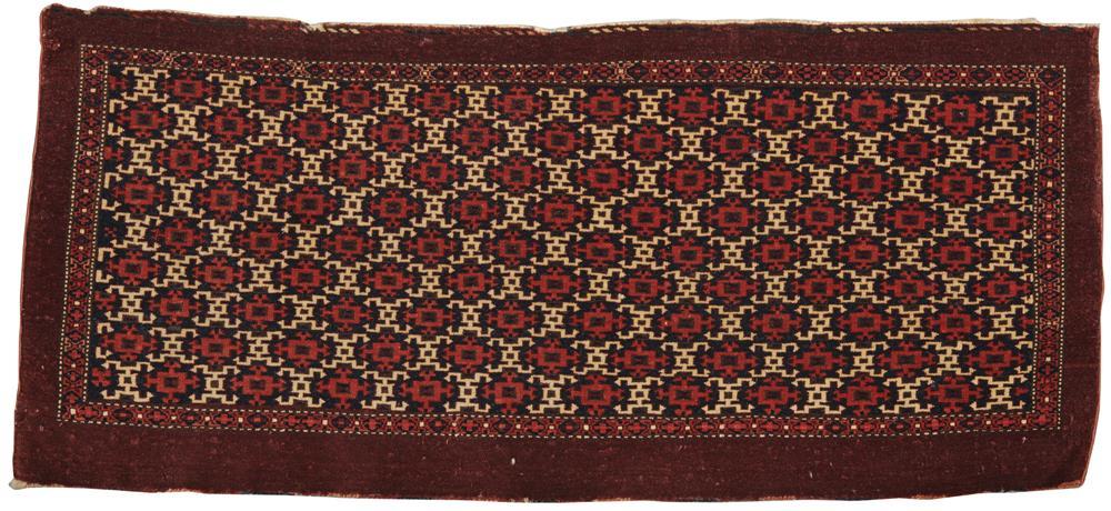 RARE TURKOMAN EAGLE-GUL TORBA, 19TH