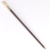 RARE VICTORIAN CARVED BONE AND