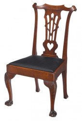 RARE VIRGINIA CHIPPENDALE SHEL