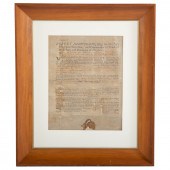 RARE VIRGINIA SLAVE DOCUMENT,