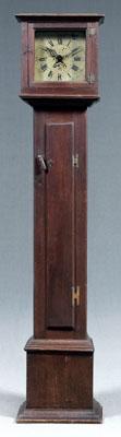 Rare Virginia walnut tall-case