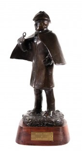 RARE WARREN CHANEY BRONZE SHER