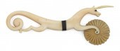 RARE WHALE IVORY AND BALEEN-BA