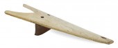 RARE WHALEBONE BOOTJACK 19TH C