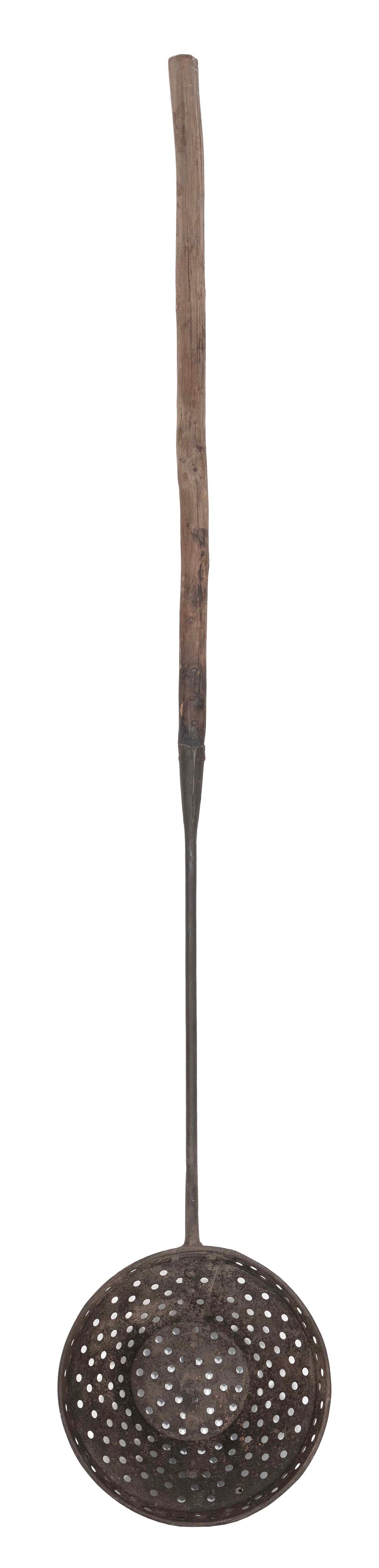 RARE WHALESHIP STRAINER ON WOODEN