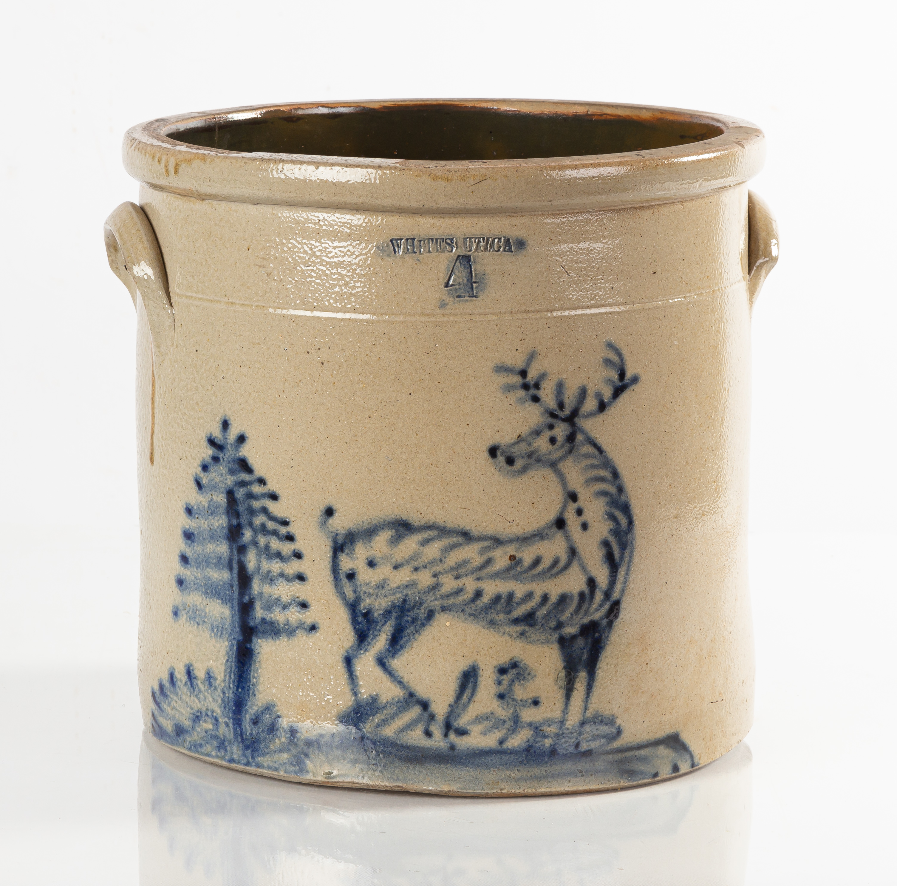 RARE WHITES UTICA STONEWARE CROCK