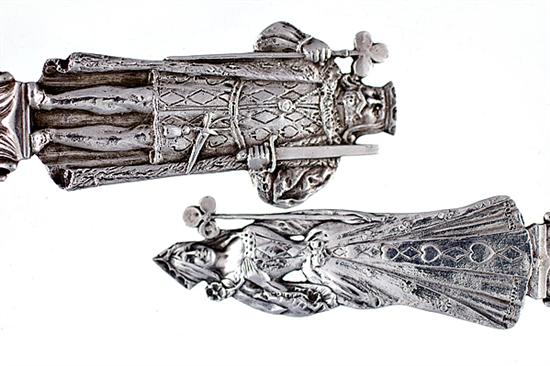 Rare Whiting sterling figural nut