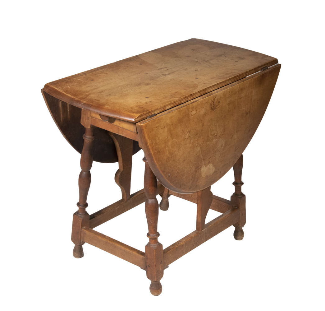 RARE WILLIAM AND MARY DROP LEAF