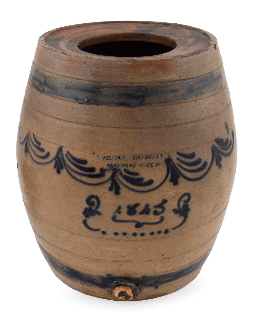 RARE WILLIAM BUSHNELL STONEWARE