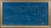 RARE WILLIAM GARNER YACHT BLUE