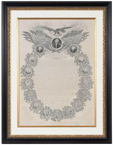 RARE WILLIAM WOODRUFF ENGRAVING,
