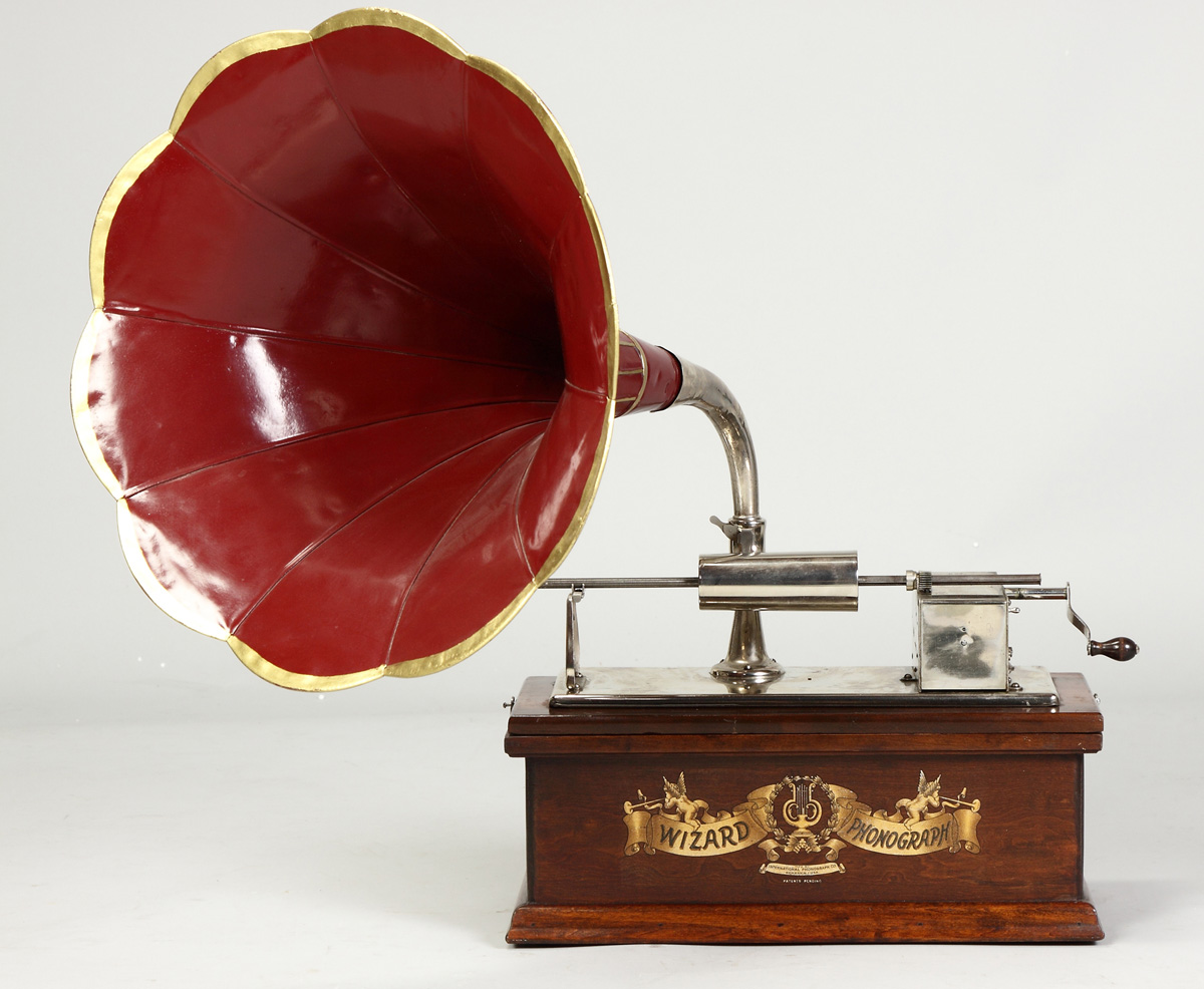 Rare Wizard Phonograph Reversible