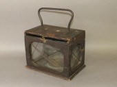 RARE WOOD & TIN COMBINATION OI
