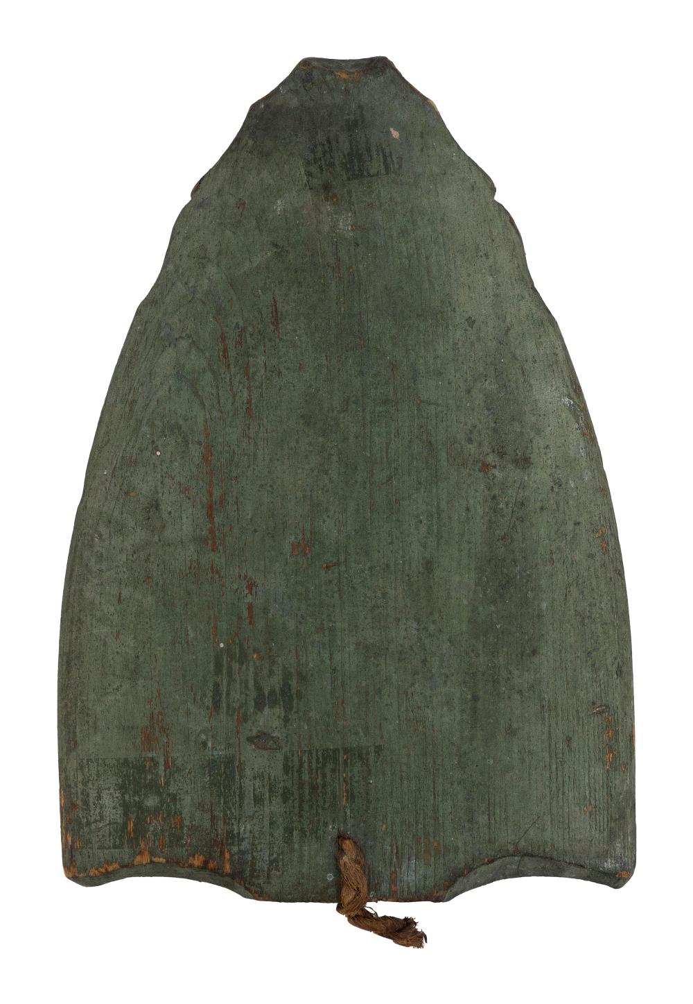 RARE WOODEN DOUBLE-FLUE HARPOON