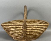 RARE WOODEN HANDLED AND FOOTED