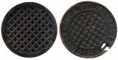 Rare Wooden Manhole Covers Ame