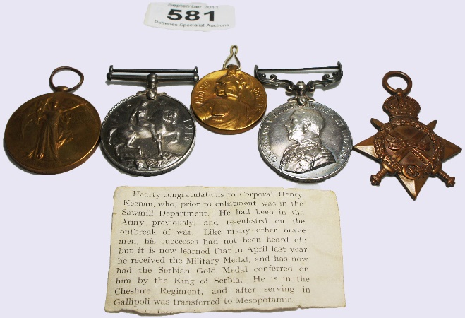 Rare World War 1 Medal Group 2