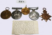 Rare World War 1 Medal Group 2