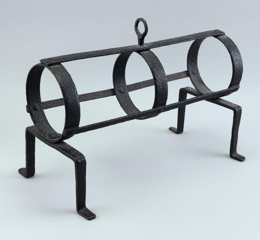 RARE WROUGHT IRON CLAY PIPE