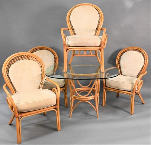 RATTAN FIVE PIECE SETRattan Five