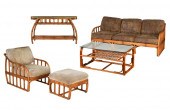 RATTAN FURNITURE SUITEwith man