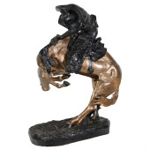 RATTLESNAKE COWBOY BRONZED STA