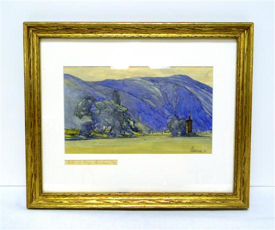 Rauinau  '35  watercolor