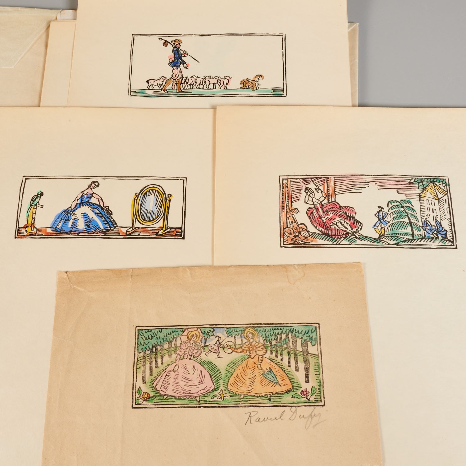 RAUL DUFY, FRIPERIES, SIGNED