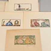 RAUL DUFY, FRIPERIES, SIGNED L