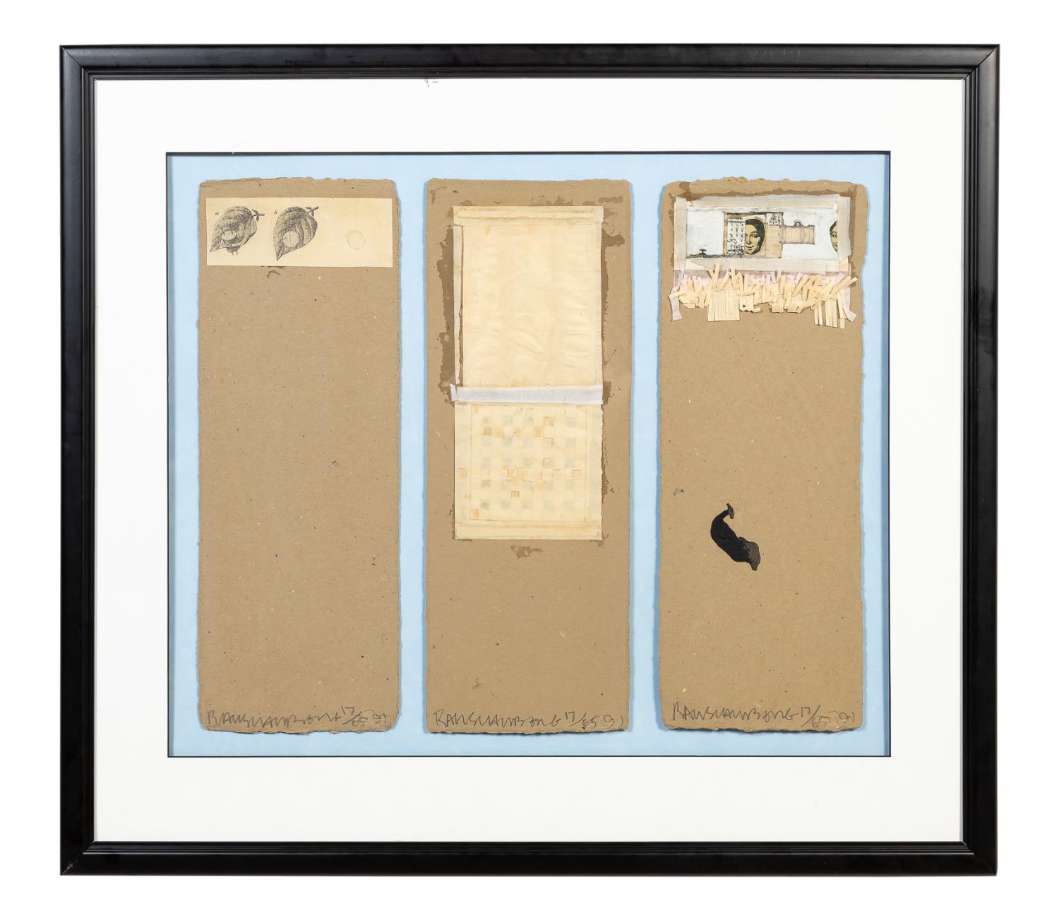 RAUSCHENBERG, "3 SHIRT BOARDS", M/M