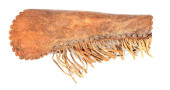 RAWHIDE HOLSTER WITH LEATHER F