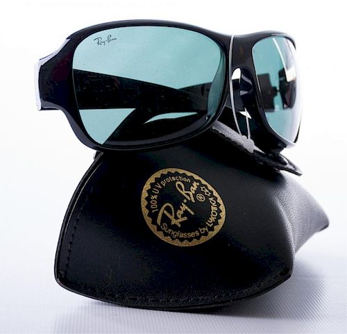 RAY BAN 4097 BLACK SUNGLASSES,