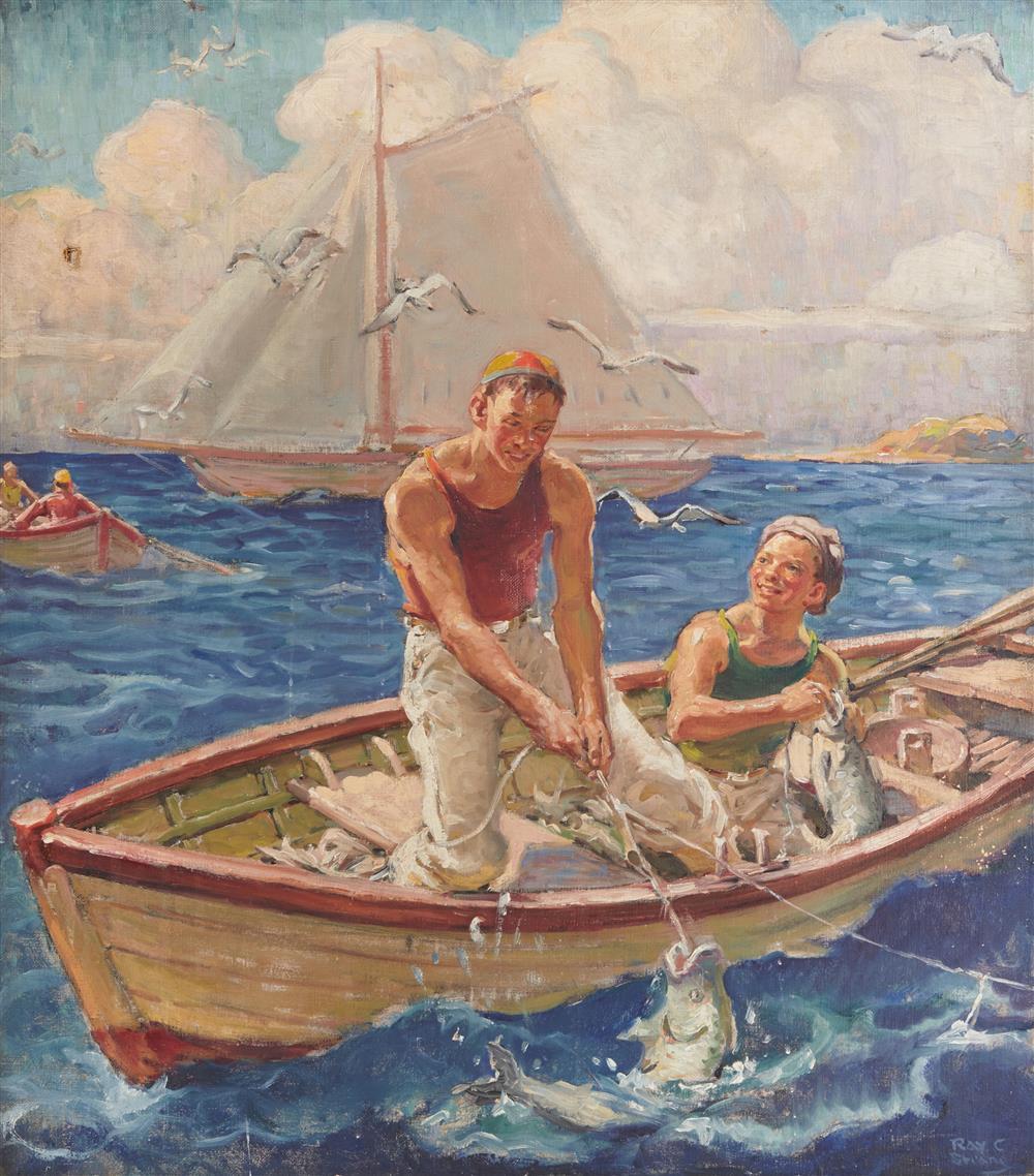 RAY C. STRANG, (AMERICAN,